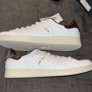 Adidas Stan Smith White with Brown Accents